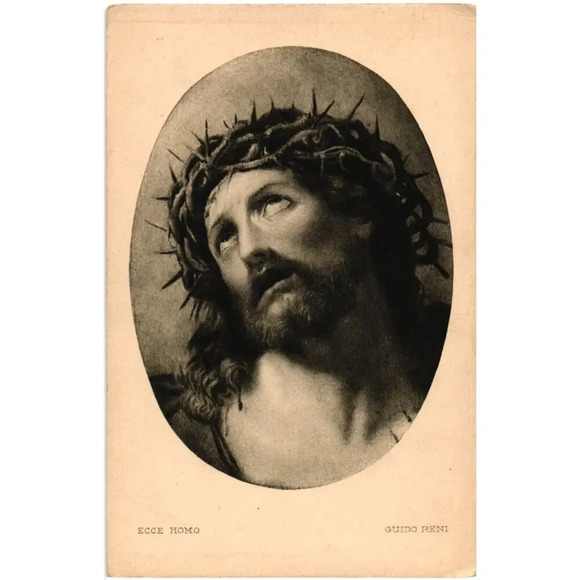 Guido Reni Christ Crowned with Thorns Postcard - Picture 1 of 2